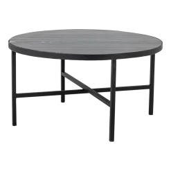 Table basse ronde en marbre gris 76 cm Estelle - Bloomingville