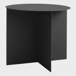 Table basse ronde en métal noir Oli - Custom Form