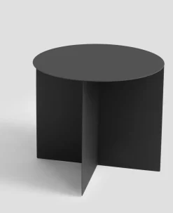 Table basse ronde en métal noir Oli - Custom Form