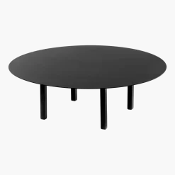 Table basse ronde en métal noir 78 x 25 cm 02 - Serax