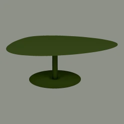 Table basse XL kaki 80 cm Galet - Matière Grise