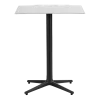 Table carré 60 cm 4 pieds en acier inoxydable Allez Steel - Normann Copenhagen