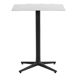 Table carré 60 cm 4 pieds en acier inoxydable Allez Steel - Normann Copenhagen