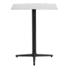 Table carrée 60 cm 3 pieds en acier inoxydable Allez Steel - Normann Copenhagen