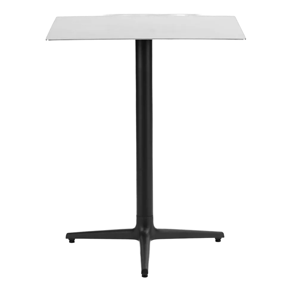 Table carrée 60 cm 3 pieds en acier inoxydable Allez Steel - Normann Copenhagen