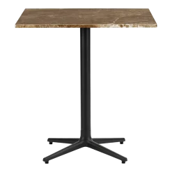 Table carrée 70 cm 4 pieds en marbre sand Allez Marble - Normann Copenhagen