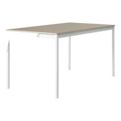 Table 250 cm chêne piétement blanc Base - Muuto