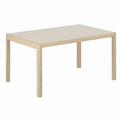 Table 140 cm grise et chêne naturel Workshop - Muuto