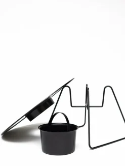 Table à cocktail ronde en acier noir 75 cm N'ice - Cools Collection