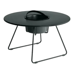 Table à cocktail ronde en acier noir 75 cm N'ice - Cools Collection