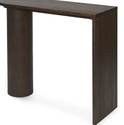 Table console en chêne marron foncé Pylo - Ferm Living