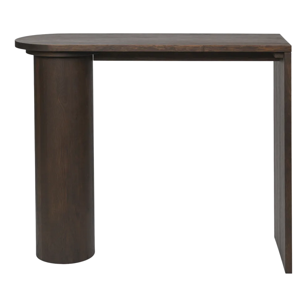 Table console en chêne marron foncé Pylo - Ferm Living