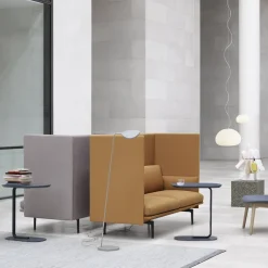 Table d'appoint blanche plateau en chêne Relate - Muuto