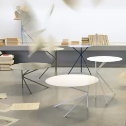 Table d'appoint blanche Twin Alto - Meme Design