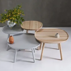 Table d'appoint bleue 45 cm Naïve - Emko