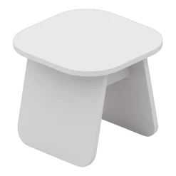 Table d'appoint carrée en bois de chêne blanc 40x40x35cm Momoko - EMKO