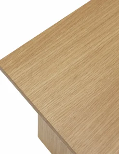 Table d'appoint carrée en chêne naturel 35 x 35 cm - Hübsch