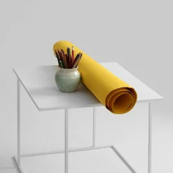 Table d'appoint carré en métal blanc Walt - Custom Form