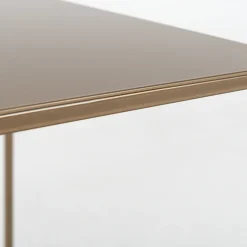 Table d'appoint carré gold en métal Tensio - Custom Form