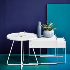 Table d'appoint 60 cm en aluminium blanc On-the-move - Cane-Line