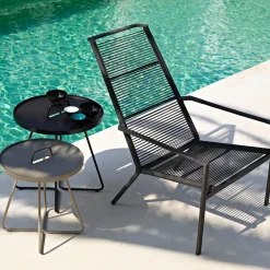 Table d'appoint 46,5 cm en aluminium gris On-the-move - Cane-Line