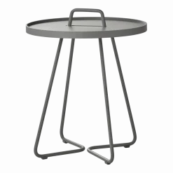 Table d'appoint 54 cm en aluminium gris On-the-move - Cane-Line