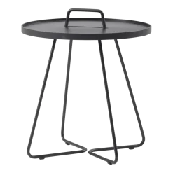 Table d'appoint 54 cm en aluminium noir On-the-move - Cane-Line
