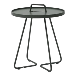 Table d'appoint 54 cm en aluminium vert foncé On-the-move - Cane-Line