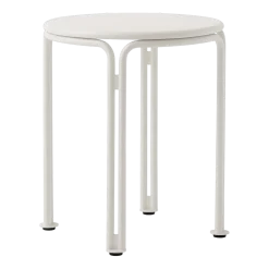Table d'appoint de jardin en acier ivoire 46 cm Thorvald SC102 - &tradition