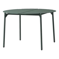 Table d'appoint de jardin en acier vert 70 x 45 cm Novo - AYTM