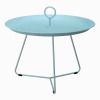 Table d'appoint d'extérieur en aluminium bleu givré 58cm EYELET - Houe
