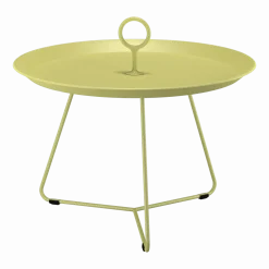 Table d'appoint d'extérieur en aluminium jaune citron 58cm Eyelet - Houe