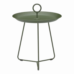 Table d'appoint d'extérieur en aluminium vert olive 45cm EYELET - Houe