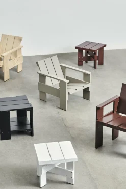 Table d'appoint d'extérieur en pin noire Crate - Hay