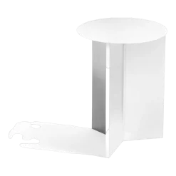 Table d'appoint en acier blanche Slit - HAY