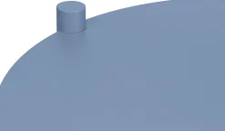 Table d'appoint en acier bleu givré Ande - noo.ma