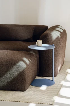 Table d'appoint en acier bleu givré Ande - noo.ma