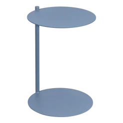 Table d'appoint en acier bleu givré Ande - noo.ma