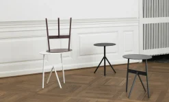Table d'appoint en acier bordeaux Ø37cm Stook Wine - Normann Copenhagen