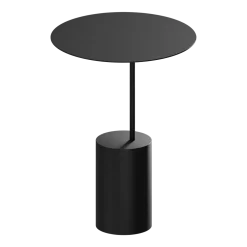 Table d'appoint en acier noir 40cm Ciro - Metallbude