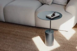 Table d'appoint en acier noir 40cm Ciro - Metallbude