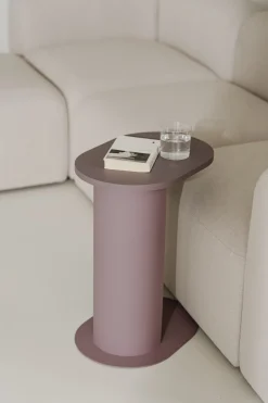 Table d'appoint en acier noir volcanique 58cm Nuno - noo.ma