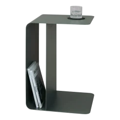 Table d'appoint en acier vert 60x40cm Cosmo - Metallbude