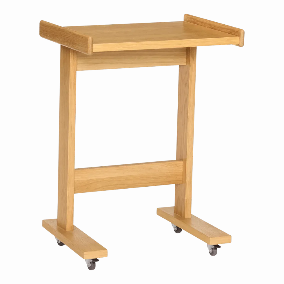Table d'appoint en bois de chêne naturel Less - Hübsch