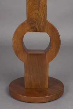 Table d'appoint en bois de manguier 36x53cm Tondo - Dutchbone
