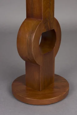 Table d'appoint en bois de manguier 36x53cm Tondo - Dutchbone