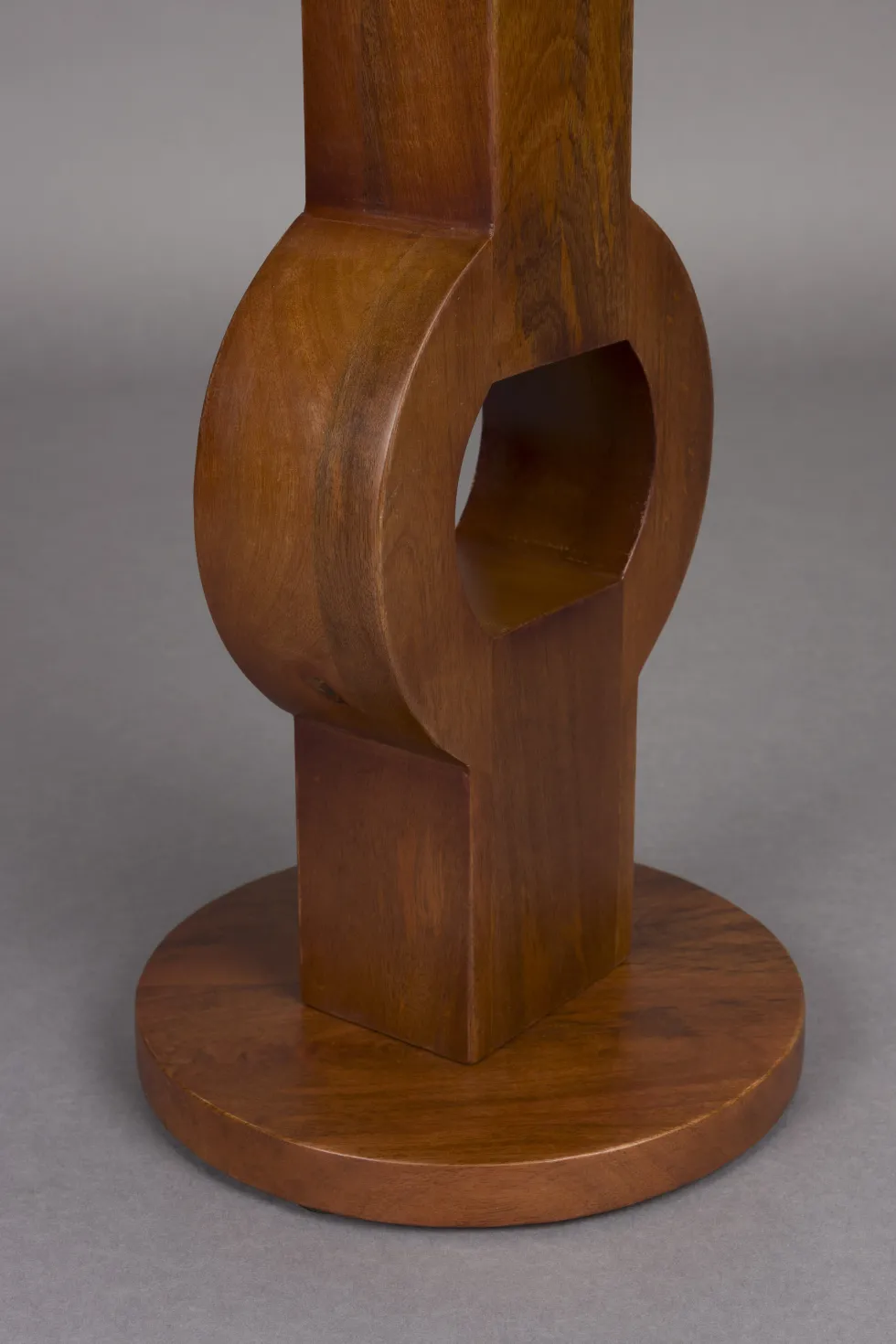 Table d'appoint en bois de manguier 36x53cm Tondo - Dutchbone