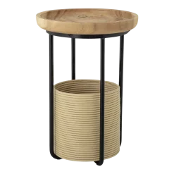 Table d'appoint en bois de suar Hitti - Bloomingville