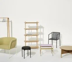 Table d'appoint en bois et métal vert Jaunty - Hübsch