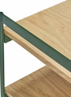 Table d'appoint en bois et métal vert Jaunty - Hübsch